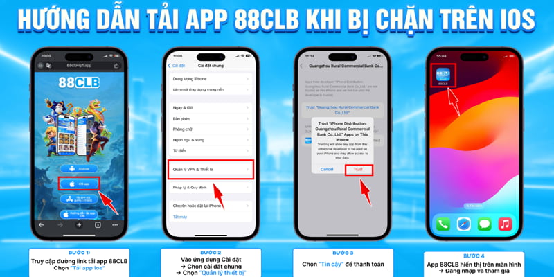 Cài đặt ứng dụng cho iOS
