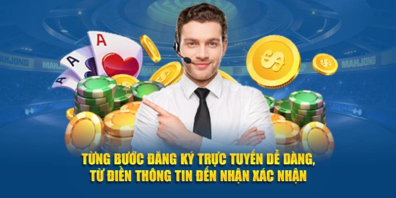 Từng bước đăng ký trực tuyến dễ dàng, từ điền thông tin đến nhận xác nhận
